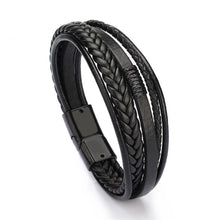 Load image into Gallery viewer, Classic Men&#39;s Genuine Leather Bracelet - Timeless Style and Quality
