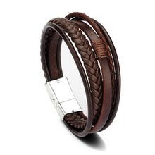 Load image into Gallery viewer, Classic Men&#39;s Genuine Leather Bracelet - Timeless Style and Quality
