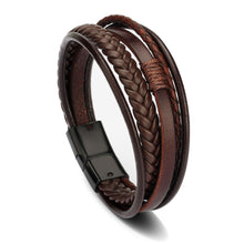 Load image into Gallery viewer, Classic Men&#39;s Genuine Leather Bracelet - Timeless Style and Quality
