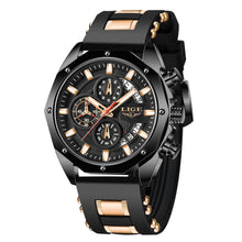 Load image into Gallery viewer, Luxury Men&#39;s Waterproof Chronograph Sport Watch - Top Brand Silicone Quartz Date Clock
