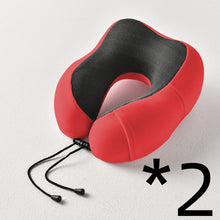 Load image into Gallery viewer, New U-Shaped Pillow Storage Memory Foam Travel Pillow
