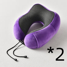 Load image into Gallery viewer, New U-Shaped Pillow Storage Memory Foam Travel Pillow
