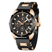 Load image into Gallery viewer, Luxury Men&#39;s Waterproof Chronograph Sport Watch - Top Brand Silicone Quartz Date Clock
