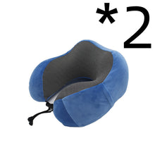 Load image into Gallery viewer, New U-Shaped Pillow Storage Memory Foam Travel Pillow
