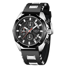 Load image into Gallery viewer, Luxury Men&#39;s Waterproof Chronograph Sport Watch - Top Brand Silicone Quartz Date Clock
